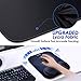Gimars Mouse Pad with Wrist Rest, Large Smooth Superfine Fibre Memory Foam Ergonomic Mouse Pad, Comfortable Mousepad with Nonslip Base for Pain Relief, Laptop, Computer, Gaming, Office, 11 x 8.26''