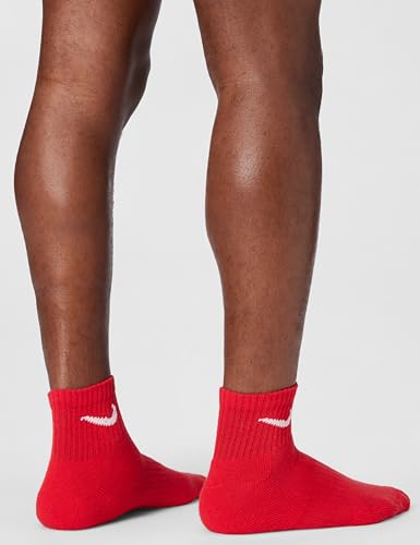 Image of Nike Unisex Adult Everyday Cushioned Training Ankle Socks (3-Pack) | Mens and Womens