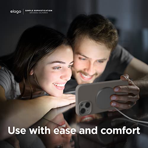 Elago Silicone Magnetico Custodia Cover Compatibile Con Iphone 13 Case (6.1"), Magneti Incorporati, Silicone Premium, Antiurto, Compatibilie Con Magsafe Accessori (Beige) - 2