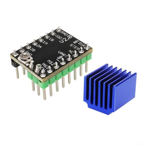 EXTRWORY for MKS TMC2209 Stepper Driver For 3D Printer, UART Mode Silent Motor Controller With 25A Peak Current And 1/25