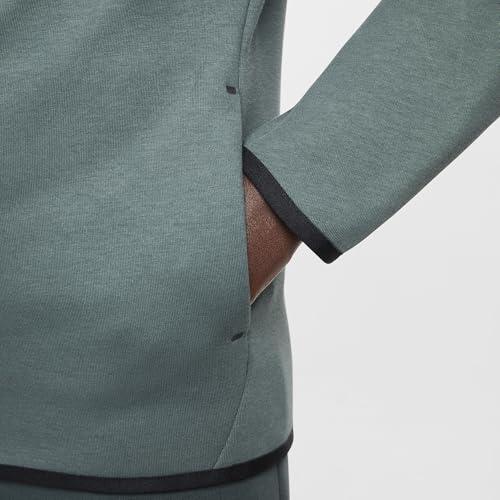 Nike Sportswear Tech Fleece Big Kids' Full-Zip Hoodie (HV5867-338, Vintage Green/Vintage)3