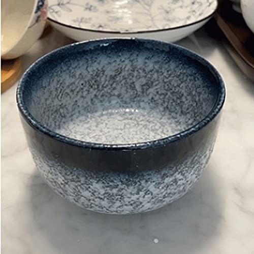 AneiDa Ceramic Bowl,Dining bowl,w Pasta Bowls Porcelain Bowls, for Small Salad, Stews, Rice, Lightweight, Vibrant Colors Soup Bowls,color: Blue,size:11.5 * 4cm