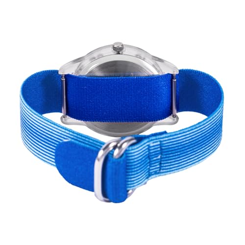 Image of STAR WARS Kids' Plastic Time Teacher Watch, Analog Quartz Nylon Strap Watch