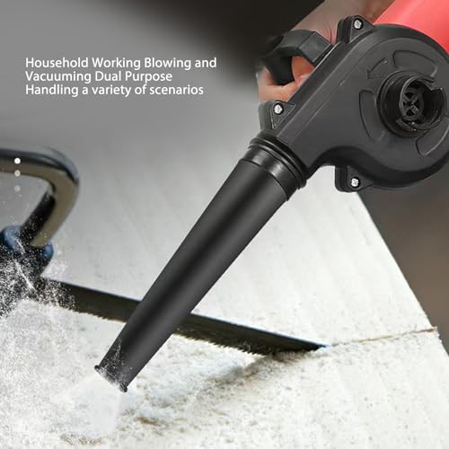 Cordless Leaf Blower Kit, Compact Metal and ABS Handheld Electric Blower Leaf Vacuum and Mulcher Angle Grinder Conversion Blower with Snap On Design for Industry and Home - Image 3