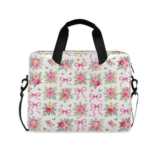 Funda para Laptop 15.6" con Asa y Correa Blanca miniatura 1