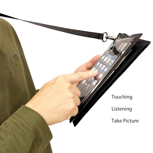 DRLOKPAK Travel Neck Wallet RFID Blocking Passport Holder Pouch Anti-Theft Mini Crossbody Purse HandBag For Phone Passport Credit Card Cash Key ID Ticket3