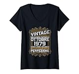Photo Gallery donna ottobre 1979 vintage - maglia 46 compleanno anni uomo donna maglietta con collo a v Photo Gallery donna ottobre 1979 vintage - maglia 46 compleanno anni uomo donna maglietta con collo a v