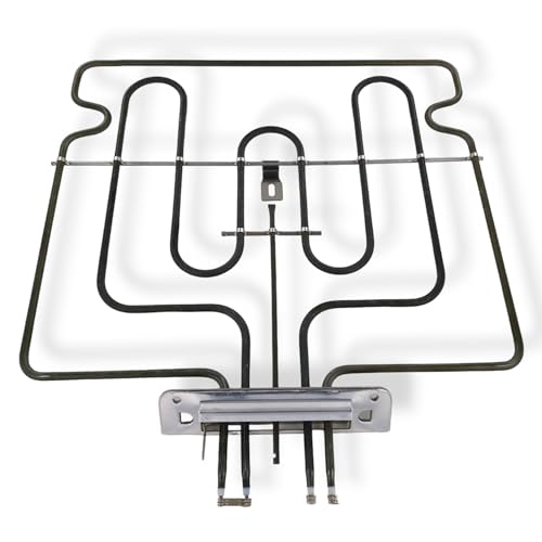 DL-pro Heizelement 1300+1600W 230V kompatibel mit Miele 7511681 IRCA 9011R461 Oberhitze Grill Backofenheizung Heizung für Backofen Ofen Herd
