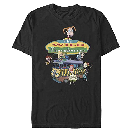 T-shirt The Wild Thornberries noir 5XL pour vos sorties décontractées et weekends pop