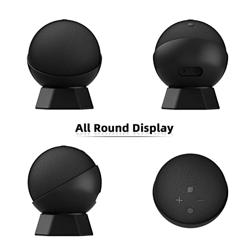 Soporte para Echo Dot 4 y 5 en color negro modelo A101 sin tornillos 3