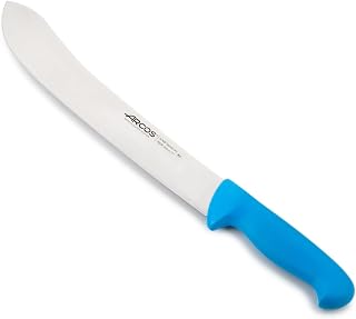 Arcos Serie 2900 - Cuchillo Carnicero - Hoja de Acero Inoxidable NITRUM de 300 mm - Mango inyectado en Polipropileno Color azul