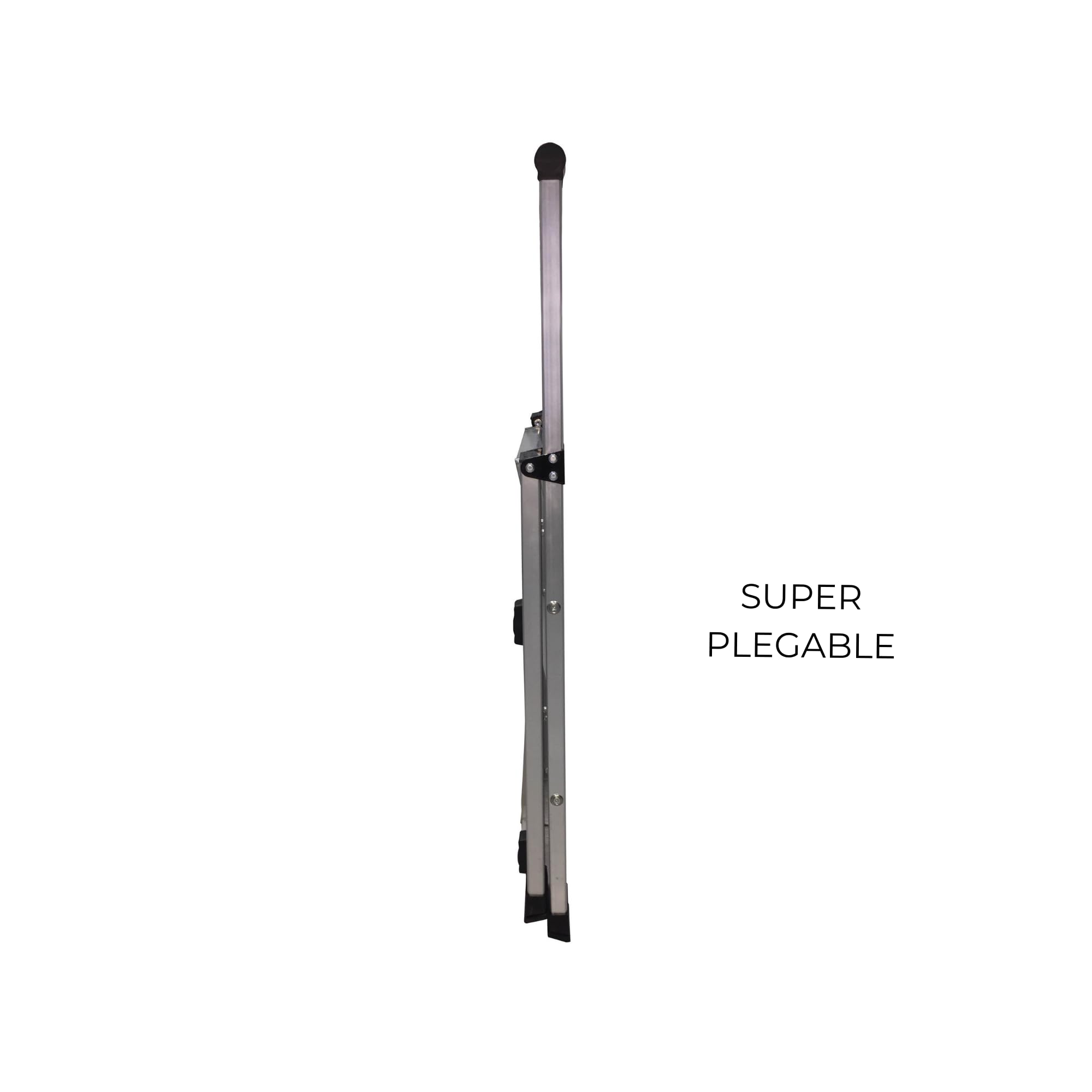 Homelux 710030 Escalera Domestica Plana, Aluminio, 2 Peldaños