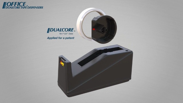 D.RECT Distributeur De Ruban Adhésif De Bureau - Dévidoir De Ruban Avec
