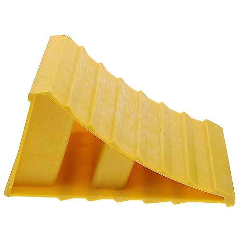 HEALLILY Portable Anti-Slip Tyre Stopper Wheel Chock for Vehicle Trailers Lightweight Design Slippage Prevention for Cars Rvs and Trucks