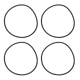 ECSiNG 4pcs Pool Pump Diffuser O-Rings 85.8x92x3.1mm 071444 355227 Compatible with Pentair WhisperFlo IntelliFlo