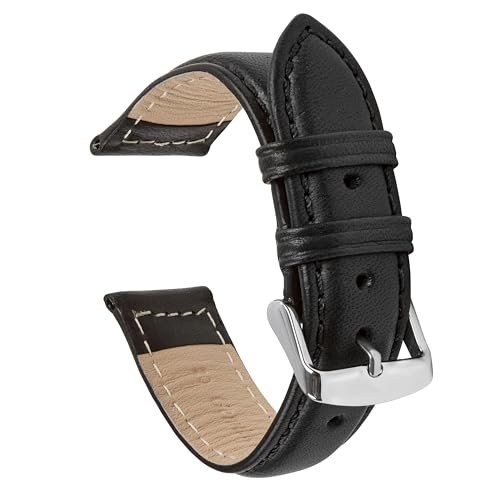 Correas de reloj Sorrento de piel de becerro italiana semibrillante en 18mm 20mm 22mm 24mm