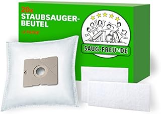 20 Vacuum Cleaner Bags for AmazonBasics Vacuum Cleaners with Bag, 1.5 L, Model No. VCB35B15C-1J7W-70, ASIN B07C3N686Y