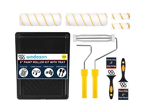 Roller Paint Brush Paint Roller Tray Set Paint Tray Rollers Paint Brushes Set Paint Roller Kit Wall Painting Supplies Home Improvement House Painting Tray Paint Roller Cover Paint Brush Kit