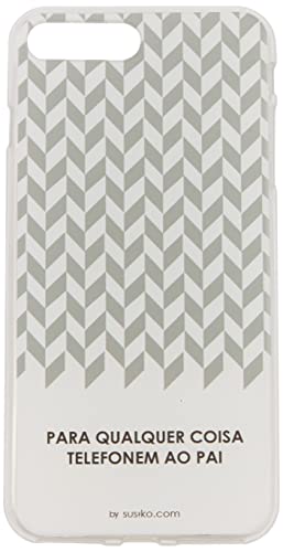 Susiko Llamad a Dad Case for iPhone 7 and 8 Plus in Portuguese, white nand light grey