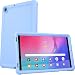 Produktbild TECHGEAR Bumper Hülle für Samsung Galaxy Tab A 10,1 2019 (SM-T510 / T515) [Kinderfreundlich] Tough Schutzhülle Silikon Soft Shell Anti-Rutsch-Shockproof verstärkte Ecken + Displayschutzfolie-Hellblau