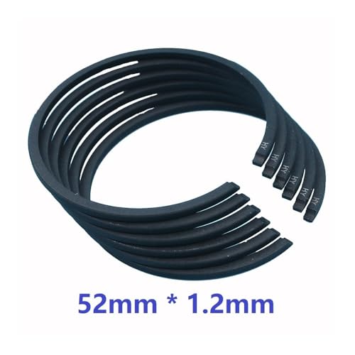 Segment de piston 52mm x 1,2mm pour kit cylindre tronçonneuse 272 272xp MS460 6 pièces