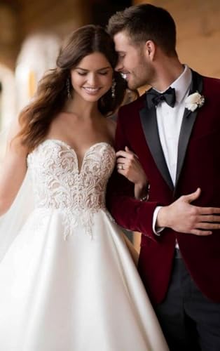 Men's Velvet Blazer Jacket Slim Fit One Button Tuxedo Suit Blazer Sport Coat for Wedding Prom Dinner Party2