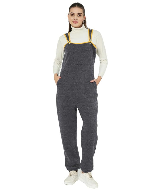 Women Fleece Basic Jumpsuit-picture-10