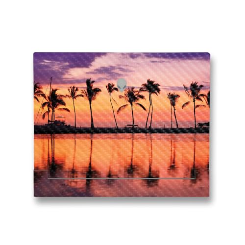 Image of MightySkins Carbon Fiber Skin Compatible With Alienware X14 R2 (2023) Full Wrap Kit - Line Of Palms | Protective, Durable Textured Carbon Fiber Finish | Easy To Apply & Change Styles | Made in the USA