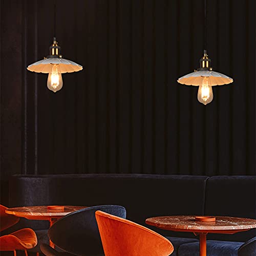 Lampe suspendue blanche pour îlot de cuisine et repas convivial - 3