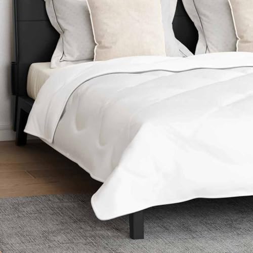 Couette avec oreiller microfibre blanc INLIFE ensemble literie 3378141