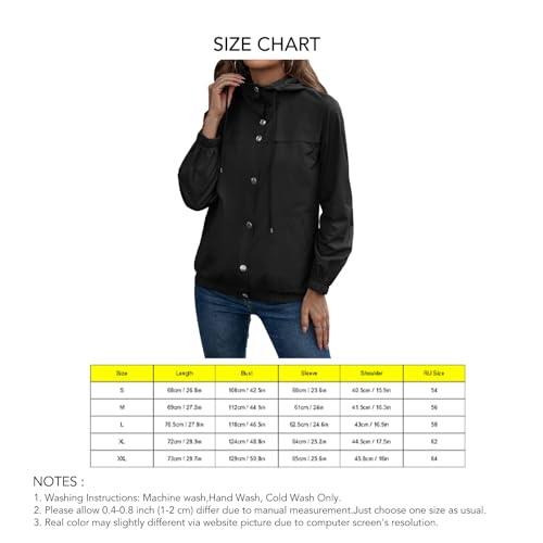 Chaqueta impermeable mujer para senderismo y correr bajo la lluvia con total comodidad 6