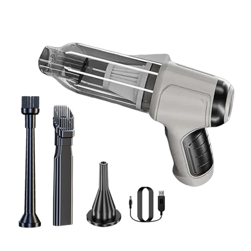 手持ち式 コードレス 車用 掃除機,9000Pa ハンディ ブロワー - コードレス充電式車用掃除機 | 自動車、トレーラー、トラクター、SUV、車両、家庭、職場、コンピューター、デスクトップ用