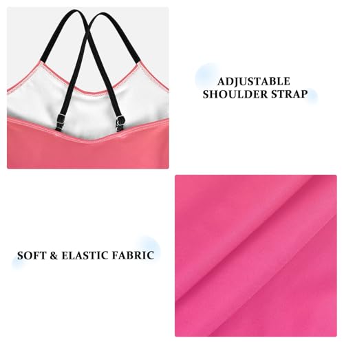 Red Gradient Bathing Suits for Girls Swimsuit Summer Beach Swimwear One Piece Swimsuits3