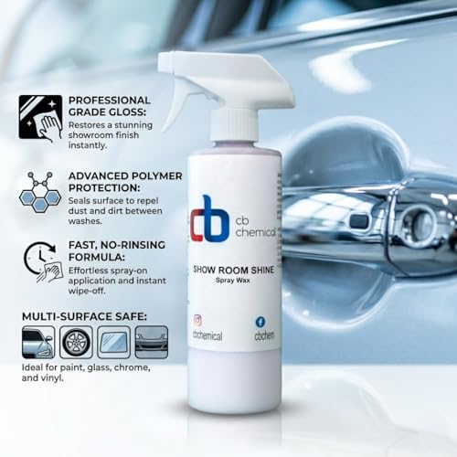 Showroom Shine Spray Cera para Autos 16 Fl Oz miniatura 4