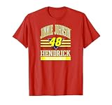 Jimmie Johnson 48 Red Hendrick Motorsports Licensed T-Shirt