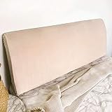  Terciopelo Funda para Cabecero De Cama Queen King Size Cubierta De Cabecero, Nórdico Funda Protectora para Cabecera De Cama hacia Atrás A Prueba De Polvo Decoración,B-HeadboardLength：120cm