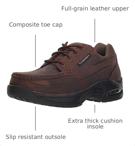 Image of Florsheim Work Polaris Men's Oxford