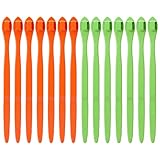 14PCS Plastic Orange Peeler Tool, Long Ergonomic Handle Citrus Peeler, Portable Fruit Opener Remover Tool for Oranges, Lemons, Mangoes, Bananas and Other Fruits, Quickly Removing and Easily Peeling