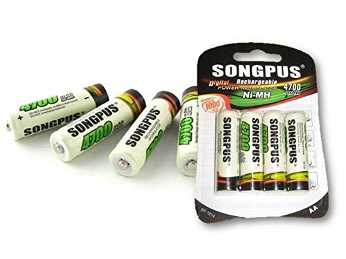 Pilha Pilhas Recarregável Aa Pequena 20 Unidades + Brinde Carregador