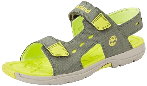 Timberland Unisex Children's Moss Jump 2 Strap (Toddler) Sandal, dunkelgrün, 3.5 UK