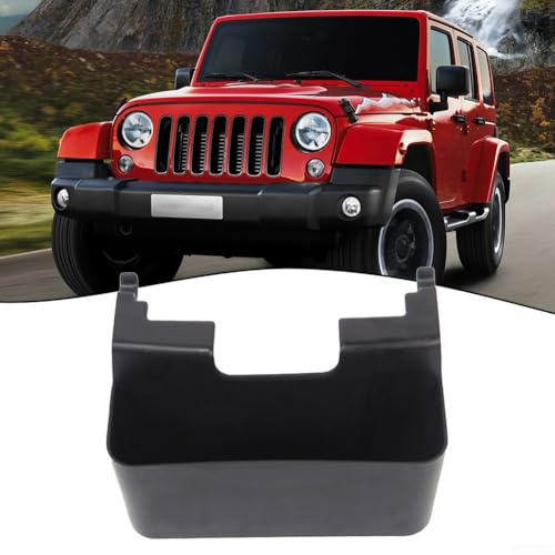 Para Jeep para Wrangler JK Caja de almacenamiento de reposabrazos Soporte de teléfono para consola central delantera Accesorios interiores Modelos años 2011 2017 Plástico ABS