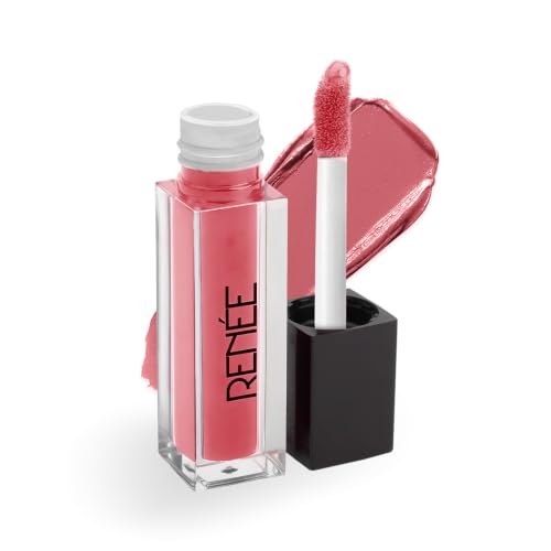 Image of RENEE Everyday Quick Stay Liquid Lipstick - Peach Fizz, Matte Long Wear Lip Colour for Women, Lightweight Hydrating Non Drying Formula with Jojoba Oil and Vitamin E, Rich Colour Payoff, 1 ml
