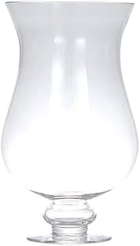 DULTON CK1878-30 إناء ، قاعدة زجاجية ، انقباض ، حجم L