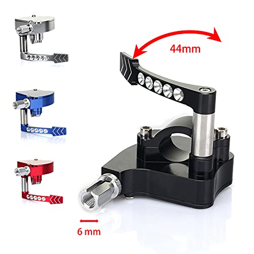 TARAZON Universal 7/8" CNC ATV Thumb Throttle, for Yamaha Banshee Raptor 350 660R 700 YFZ450 Warrior 350 Bear Tracker 250, for Honda TRX400EX TRX 250 450 R, for Suzuki LTR 250 500 LT500R LTZ 250 400