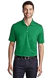UPF rating of 30 Port Authority Mens Dry Zone® UV Micro-Mesh Polo (K110) -Bright Kel -L