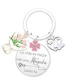 XWXWXW Regalo Ahijada Llavero Regalo Ahijada bautizo bebe regalo para mi ahijada regalo de madrina a ahijada