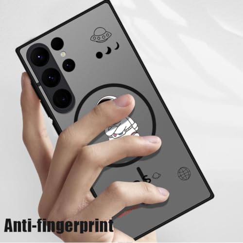 Coque magnétique Galaxy S21 imprimé astronaute mat