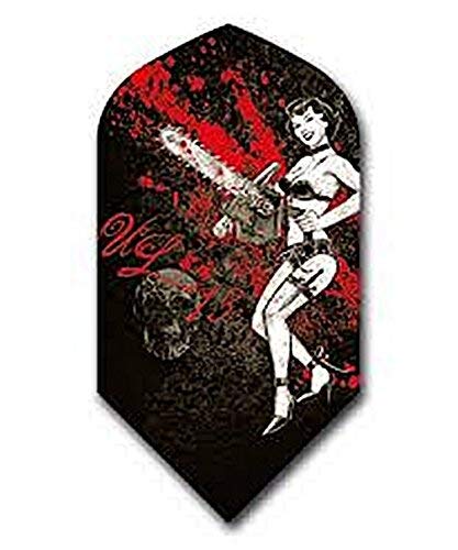 US Darts 2 Set (6 Flights) Alchemy Chainsaw Slim Dart Flights