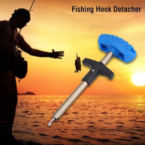 Removedor de anzuelos de pesca práctico accesorio extractor de aparejos en T 4