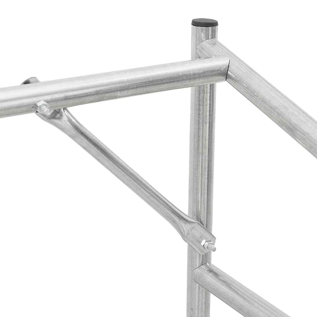 Supporto in legno per riscaldamento in acciaio zincato con rivestimento | Base rialzata, accesso zip veloce, grande capacità, alle intemperie